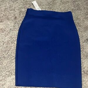 Blue Shinestar pencil skirt size M